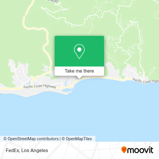 FedEx map