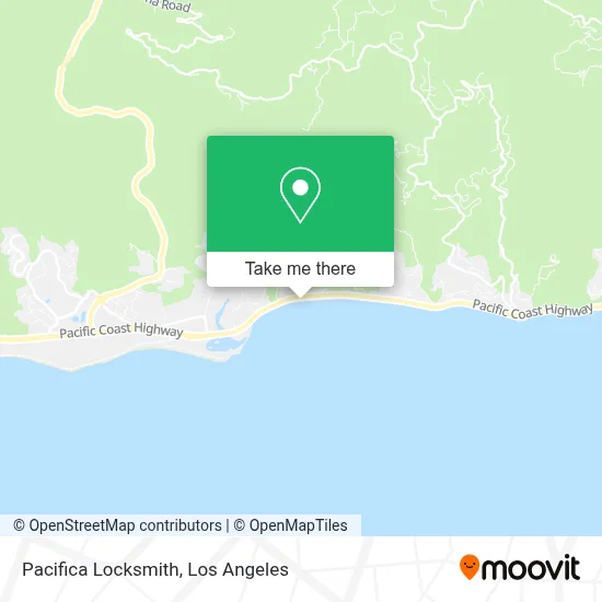 Pacifica Locksmith map