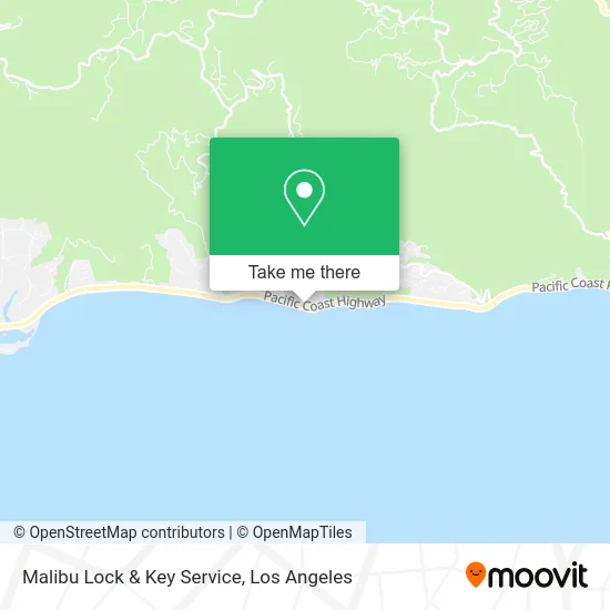 Malibu Lock & Key Service map