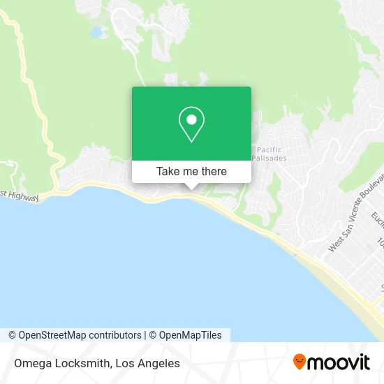 Omega Locksmith map