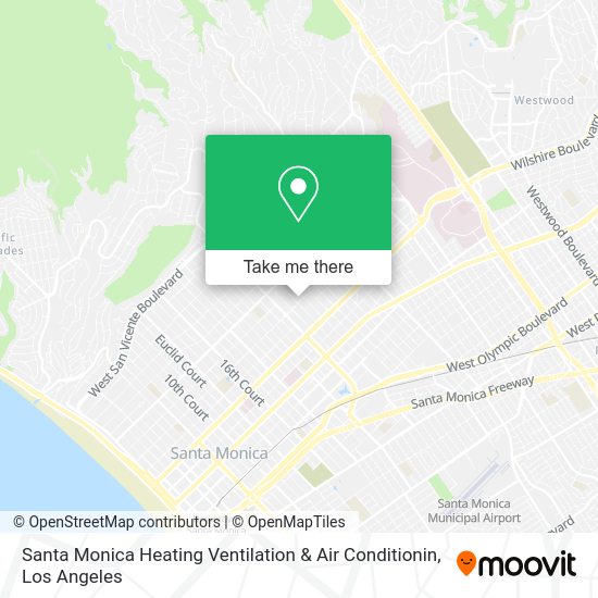 Mapa de Santa Monica Heating Ventilation & Air Conditionin