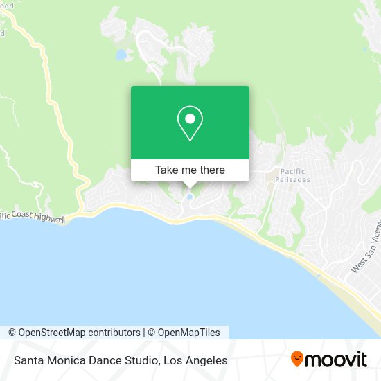 Santa Monica Dance Studio map