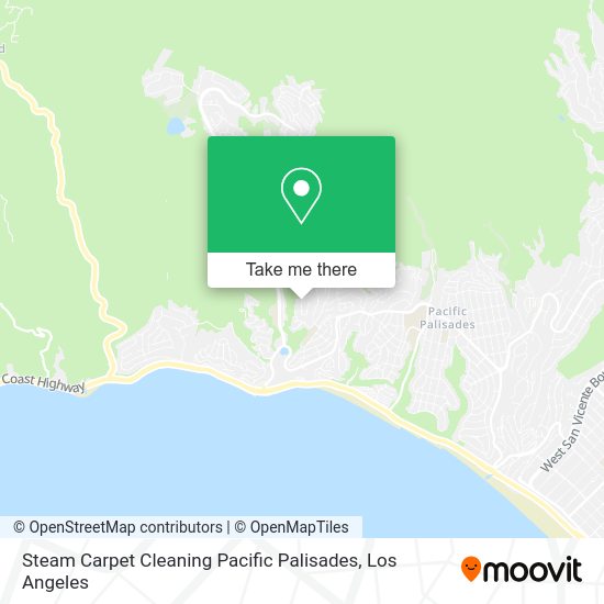 Steam Carpet Cleaning Pacific Palisades map
