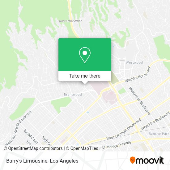 Barry's Limousine map