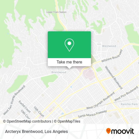 Mapa de Arcteryx Brentwood