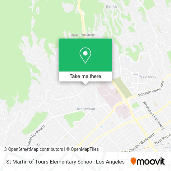 St Martin of Tours Elementary School map