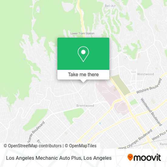 Mapa de Los Angeles Mechanic Auto Plus
