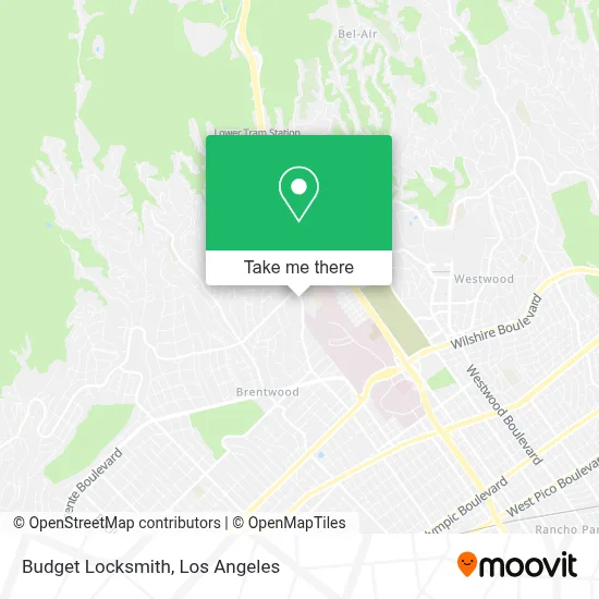 Budget Locksmith map
