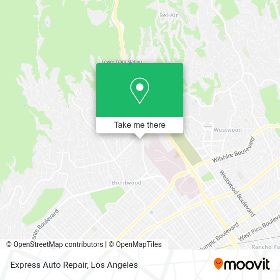 Express Auto Repair map