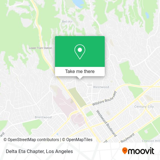 Delta Eta Chapter map