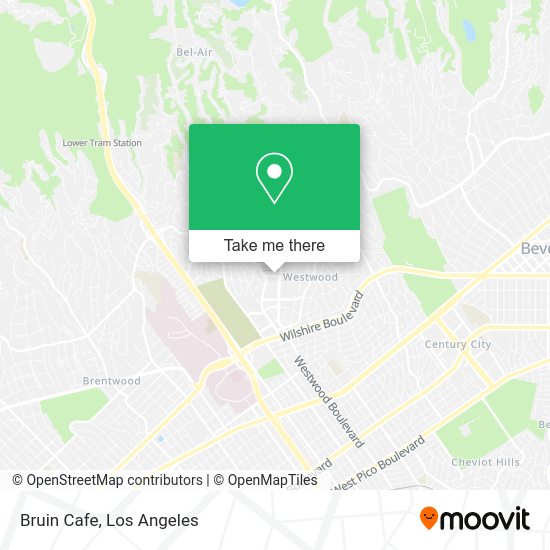 Bruin Cafe map