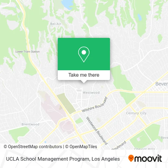 UCLA School Management Program map