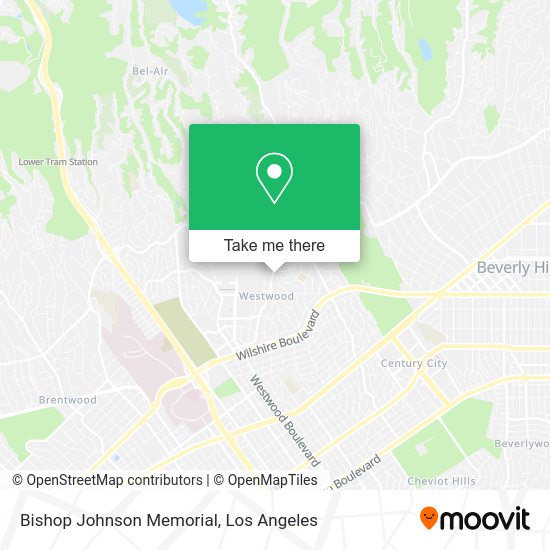 Bishop Johnson Memorial map