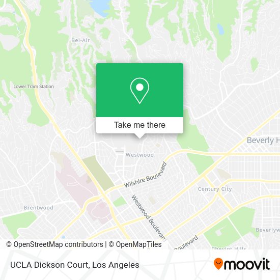 Mapa de UCLA Dickson Court