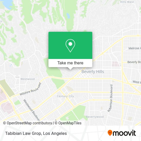 Mapa de Tabibian Law Grop