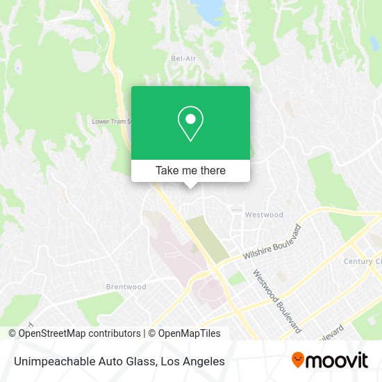 Unimpeachable Auto Glass map