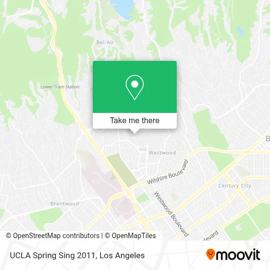 UCLA Spring Sing 2011 map