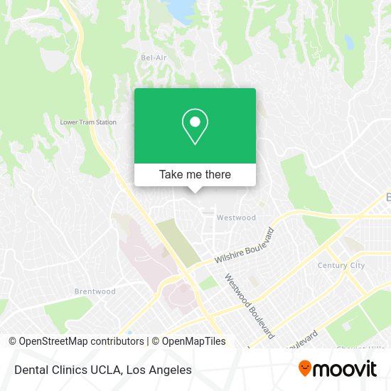 Mapa de Dental Clinics UCLA