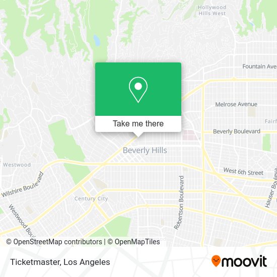 Ticketmaster map