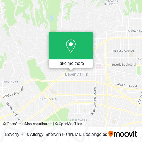 Beverly Hills Allergy: Sherwin Hariri, MD map