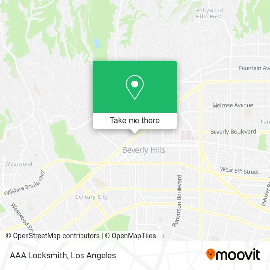 AAA Locksmith map