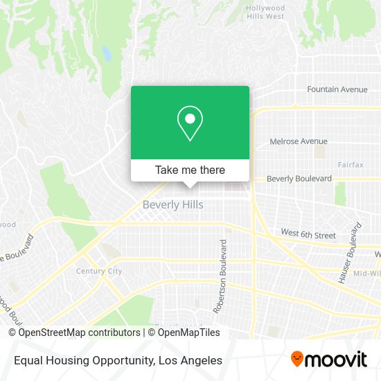 Equal Housing Opportunity map