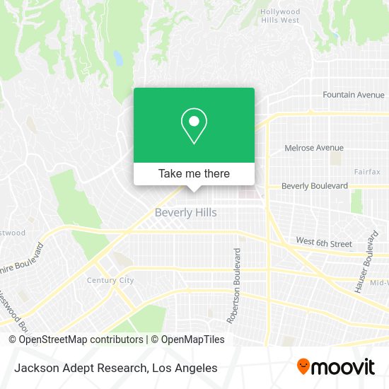 Jackson Adept Research map