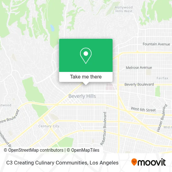 C3 Creating Culinary Communities map