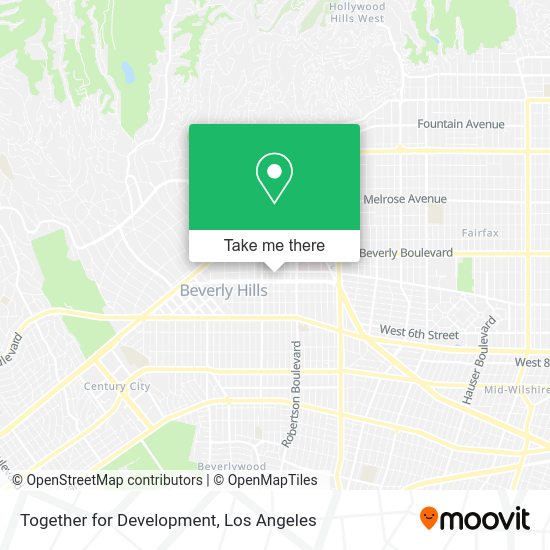 Together for Development map