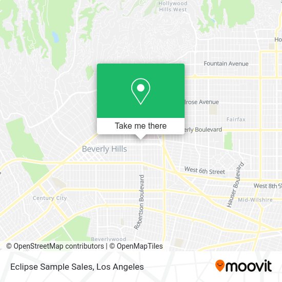 Eclipse Sample Sales map