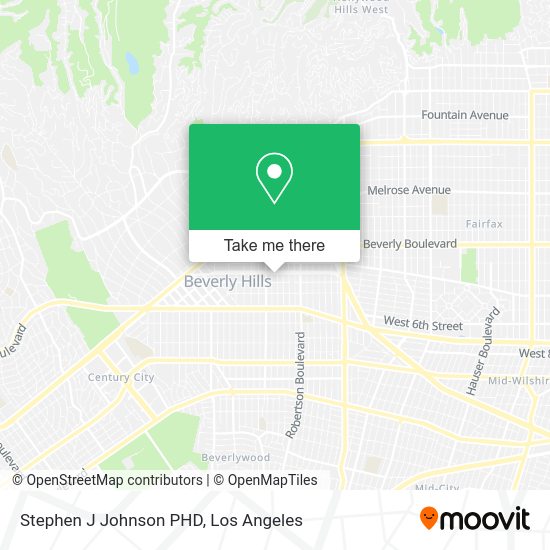 Stephen J Johnson PHD map
