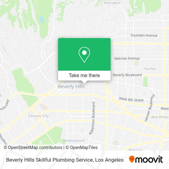 Mapa de Beverly Hills Skillful Plumbing Service