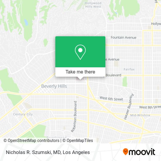 Nicholas R. Szumski, MD map