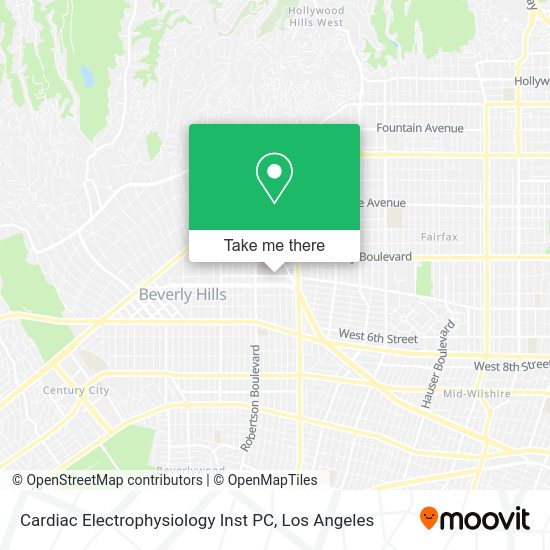 Cardiac Electrophysiology Inst PC map