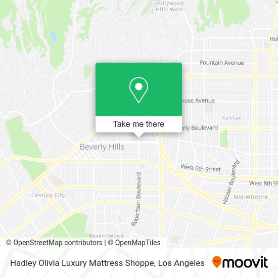 Mapa de Hadley Olivia Luxury Mattress Shoppe