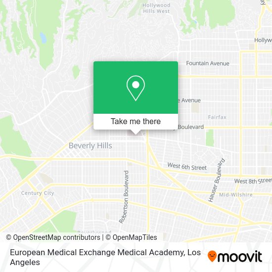 European Medical Exchange Medical Academy map