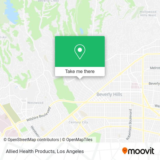 Allied Health Products map
