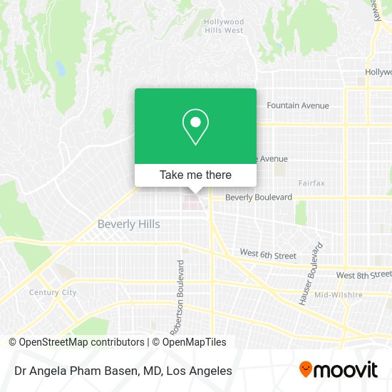 Mapa de Dr Angela Pham Basen, MD