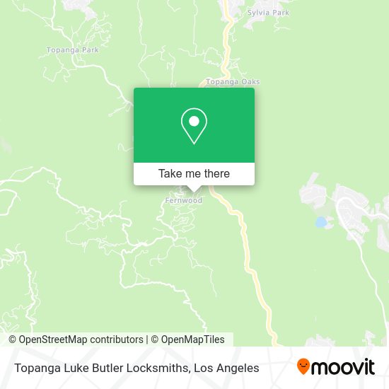 Topanga Luke Butler Locksmiths map