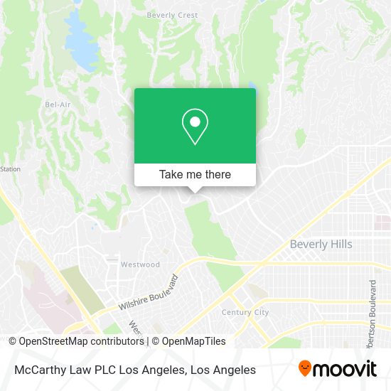 Mapa de McCarthy Law PLC Los Angeles