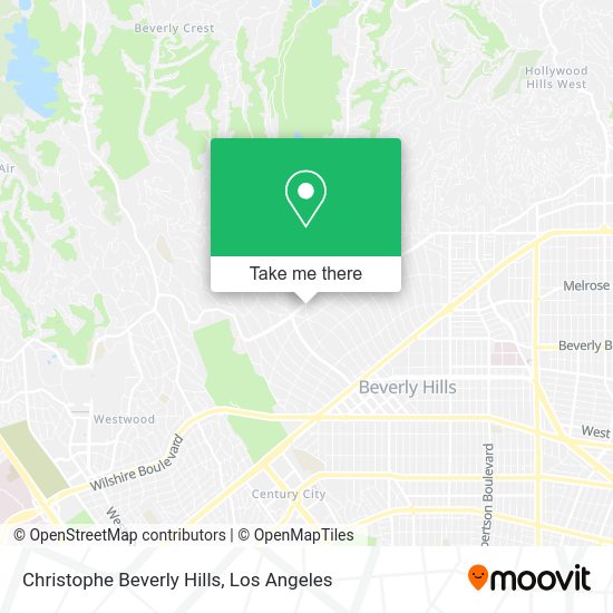 Christophe Beverly Hills map