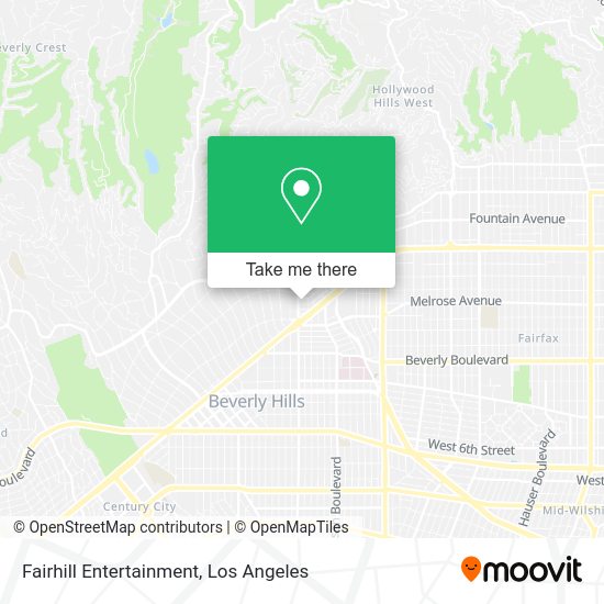 Fairhill Entertainment map