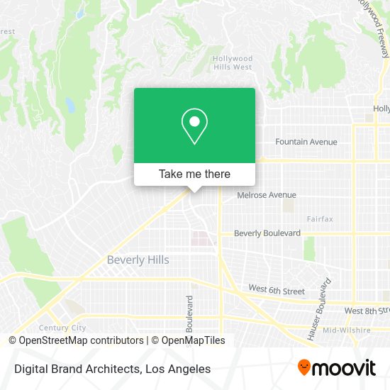 Digital Brand Architects map