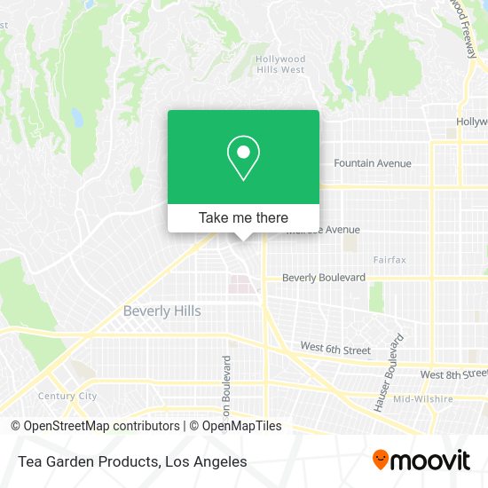 Tea Garden Products map