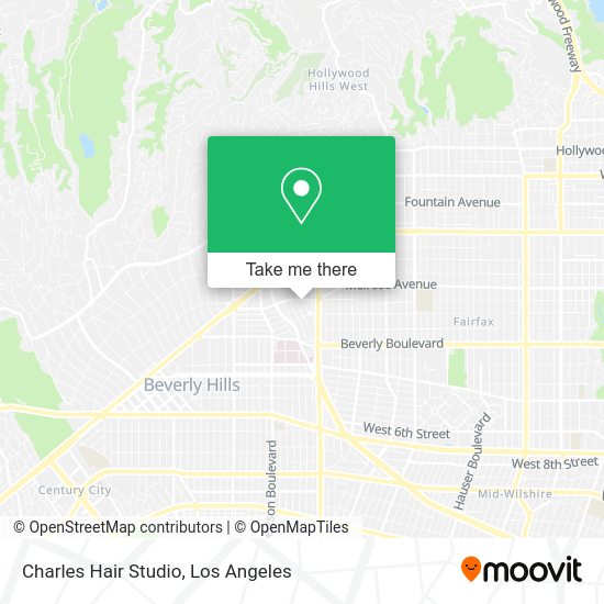 Charles Hair Studio map