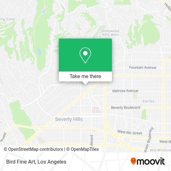 Mapa de Bird Fine Art