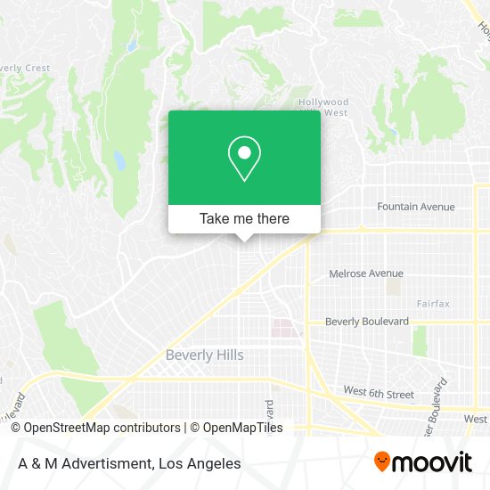 Mapa de A & M Advertisment