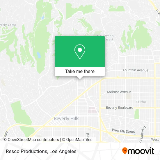 Resco Productions map