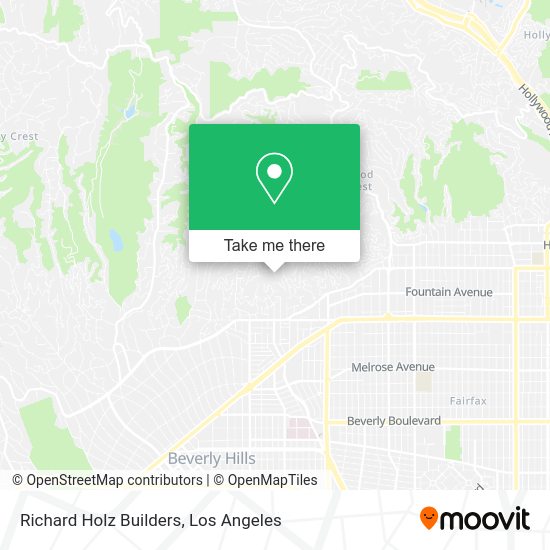 Richard Holz Builders map
