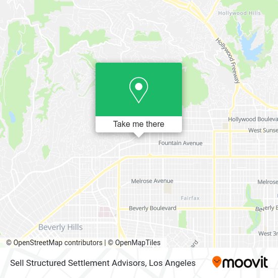Sell Structured Settlement Advisors map